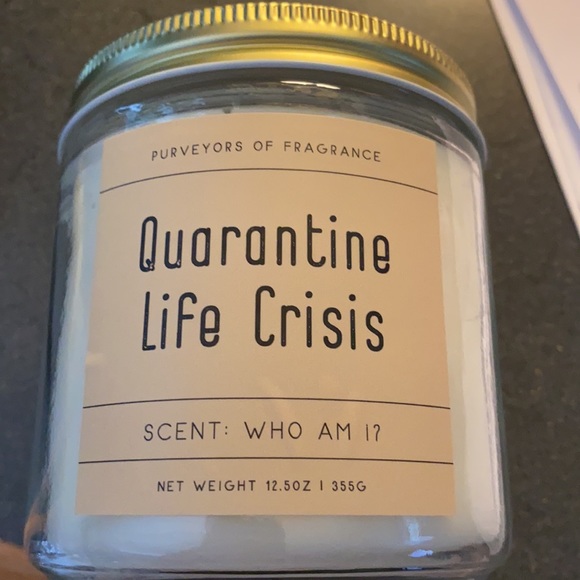 2/$25 - NEW Quarantine life crisis candle - Picture 2 of 5